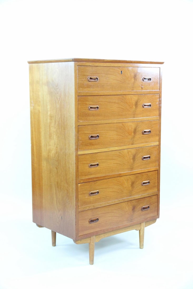 Danish Teak Highboy Chest of Drawers (1 of 13)