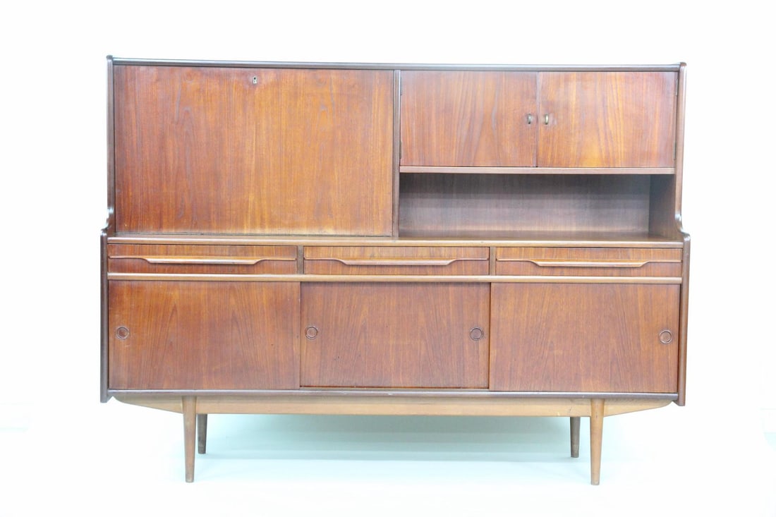 Large Danish Highboy Server, Teak (1 of 11)