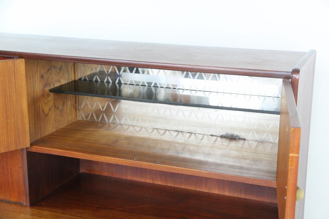 Large Danish Highboy Server, Teak - 2