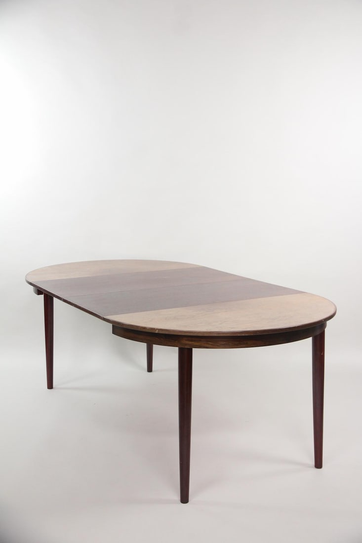 Danish Rosewood Extendable Dining Table - 2