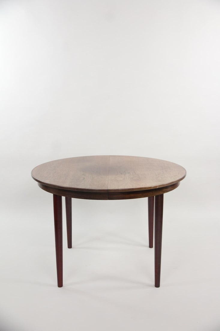 Danish Rosewood Extendable Dining Table - 3