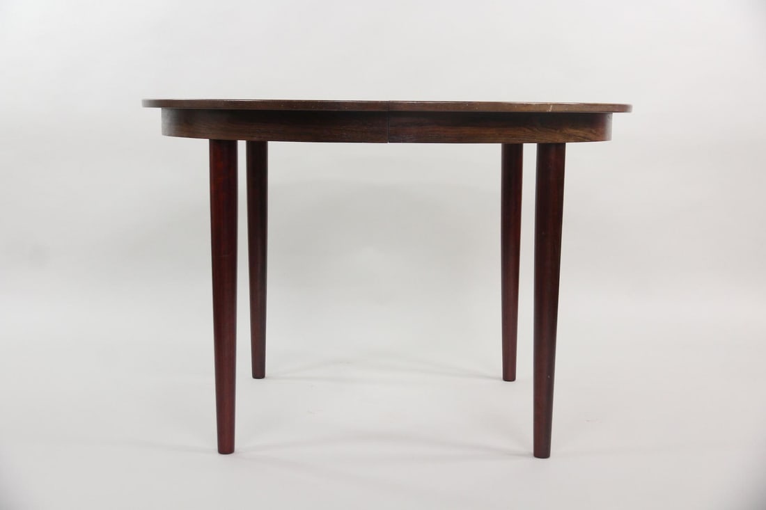 Danish Rosewood Extendable Dining Table - 4