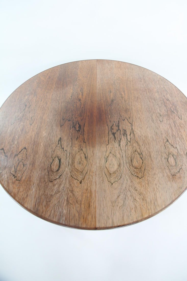 Danish Rosewood Extendable Dining Table - 6