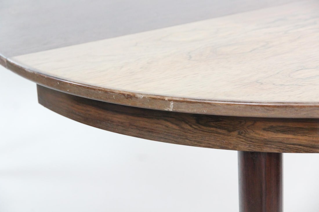 Danish Rosewood Extendable Dining Table - 9