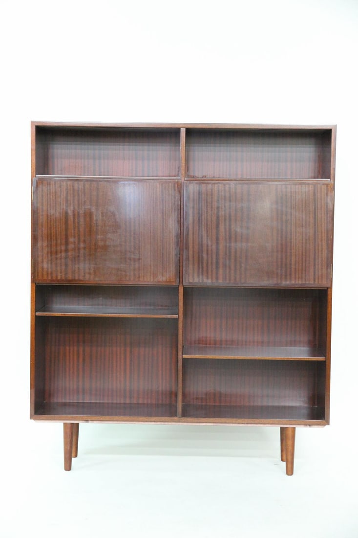 Omann Jun Rosewood Bookcase, Model 6 with Doors (1 of 11)