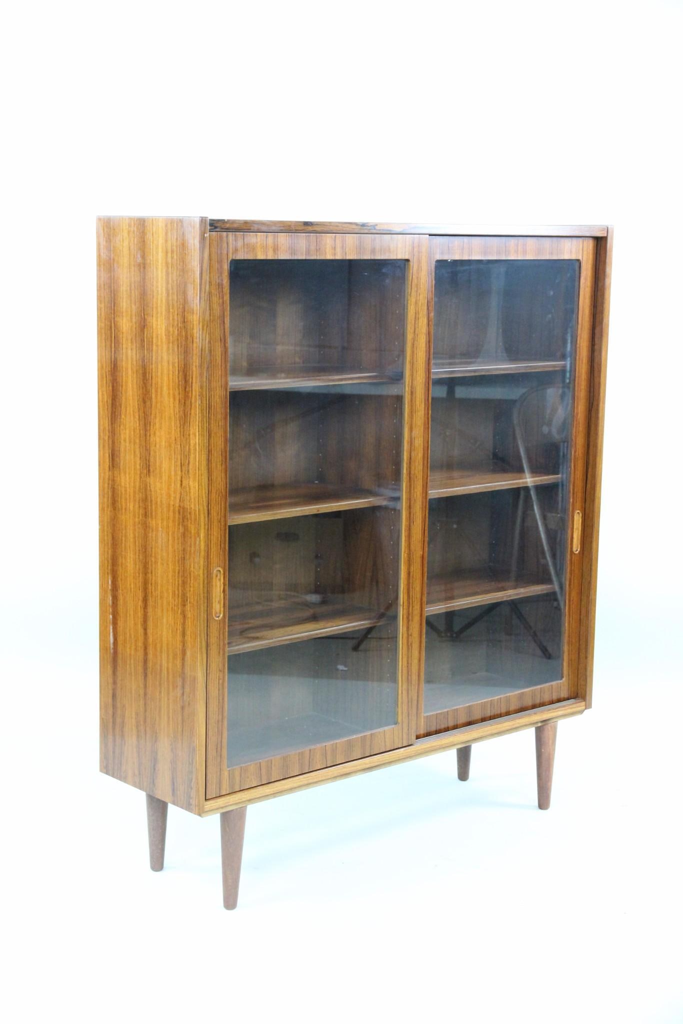 Poul Hundevad Rosewood Glass Door Cabinet (1 of 10)