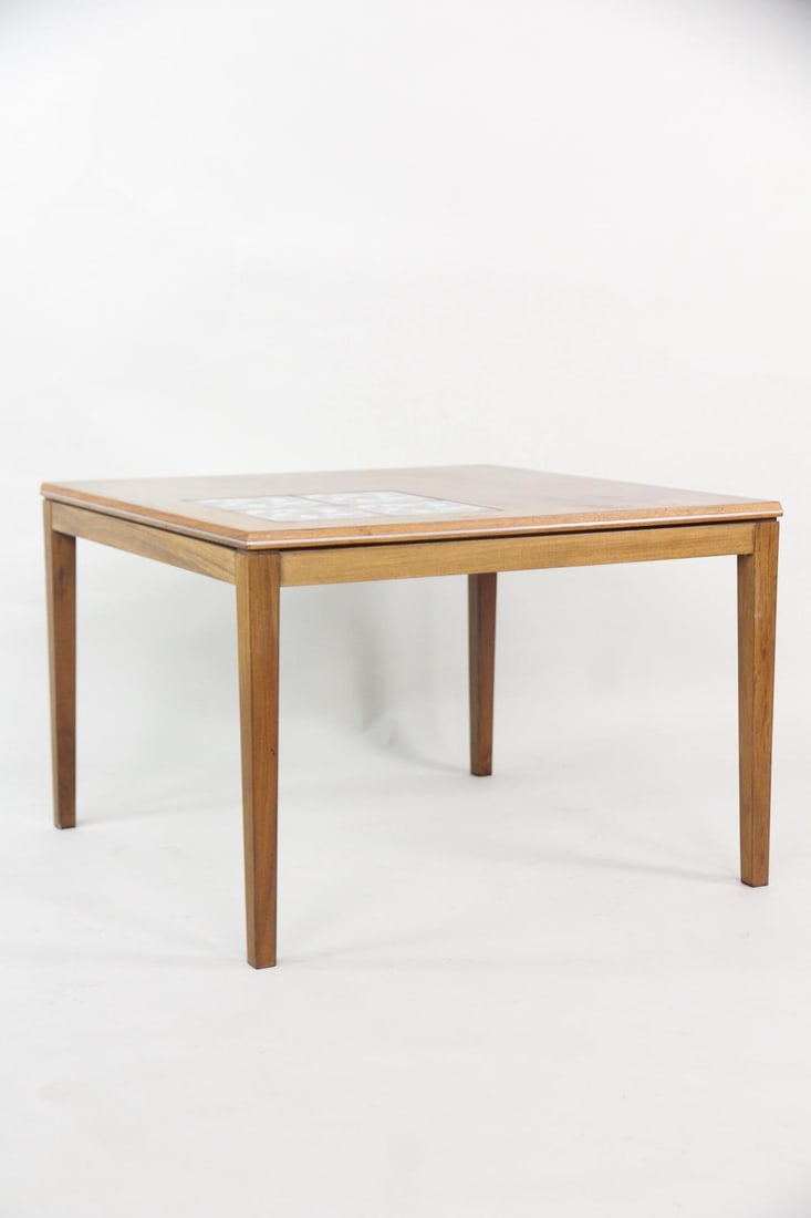 Danish Modern Tile Top Side Table - 4