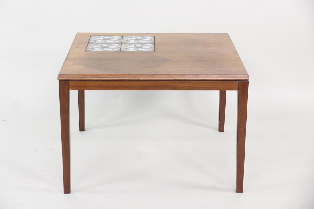 Danish Modern Tile Top Side Table - 9