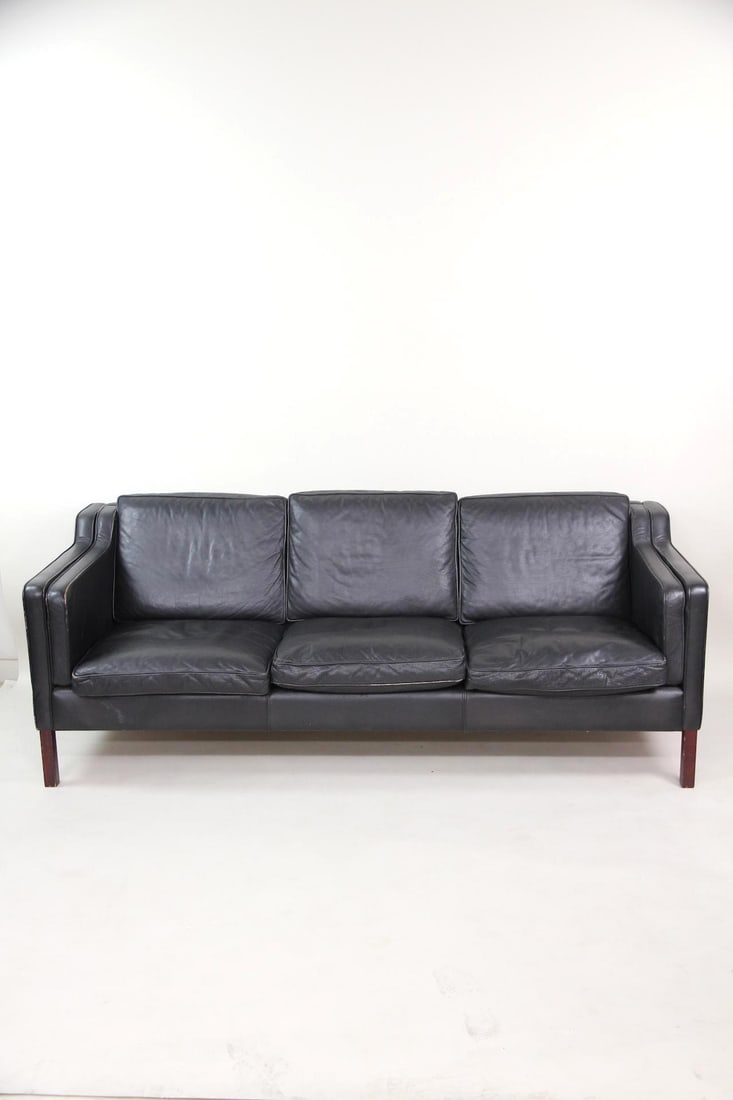 Stouby Leather 3-Seater Sofa (1 of 8)