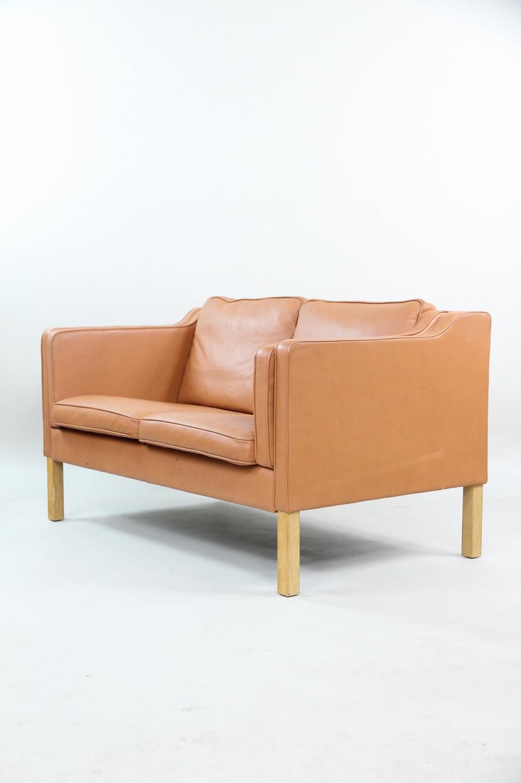 Skipper Tan Leather 2-Seater Sofa - 12
