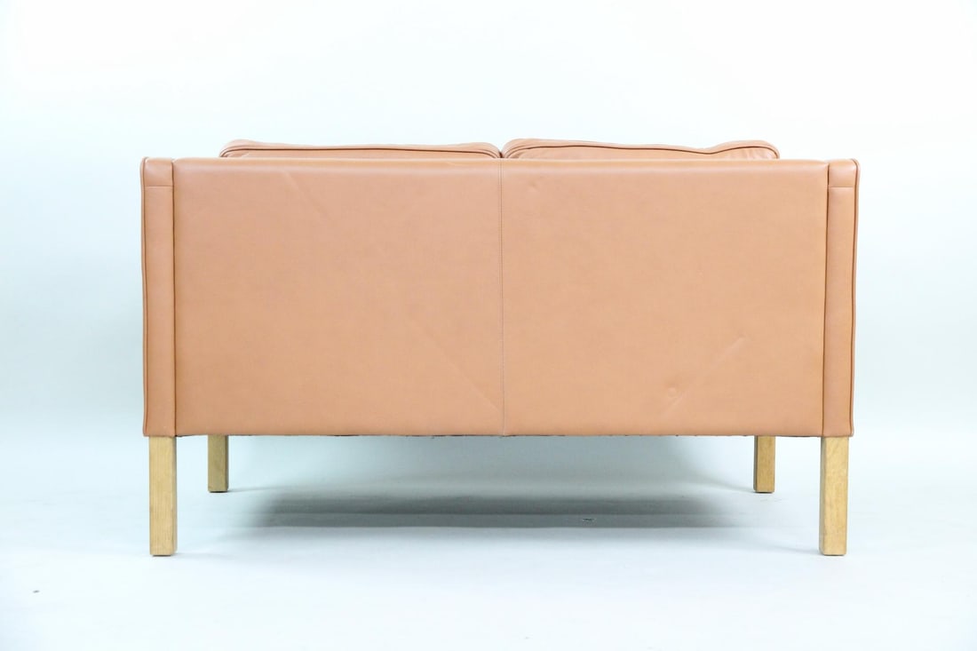 Skipper Tan Leather 2-Seater Sofa - 13