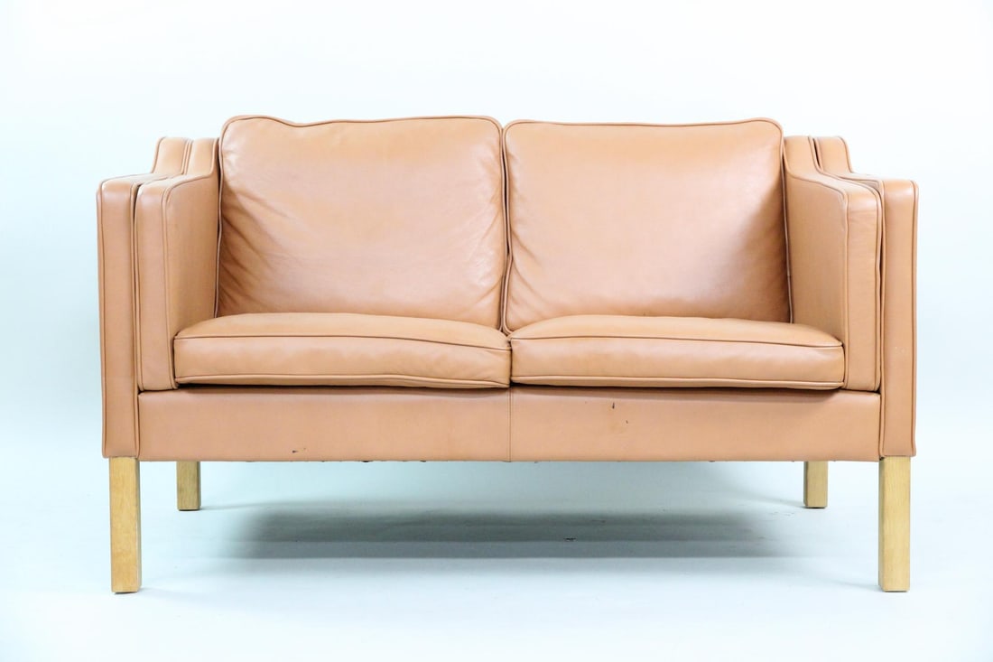 Skipper Tan Leather 2-Seater Sofa (1 of 13)