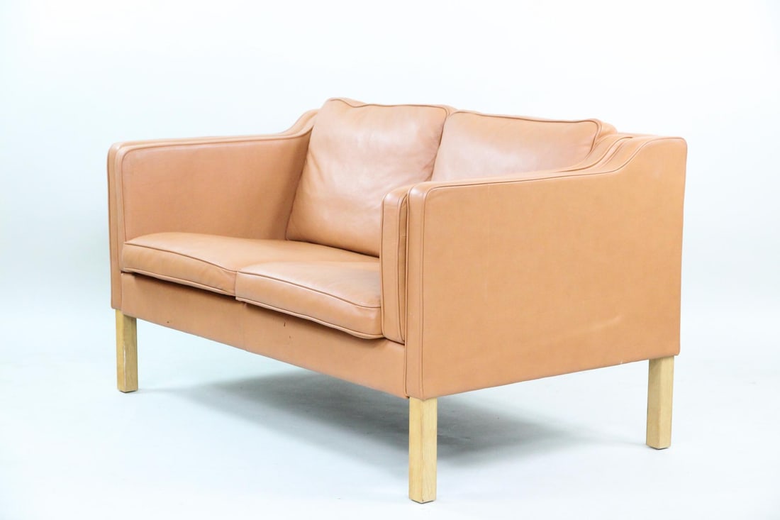 Skipper Tan Leather 2-Seater Sofa - 2