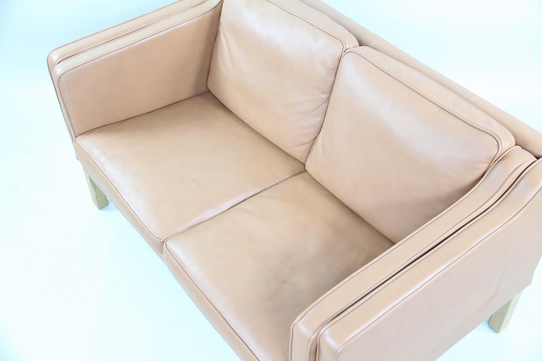 Skipper Tan Leather 2-Seater Sofa - 3
