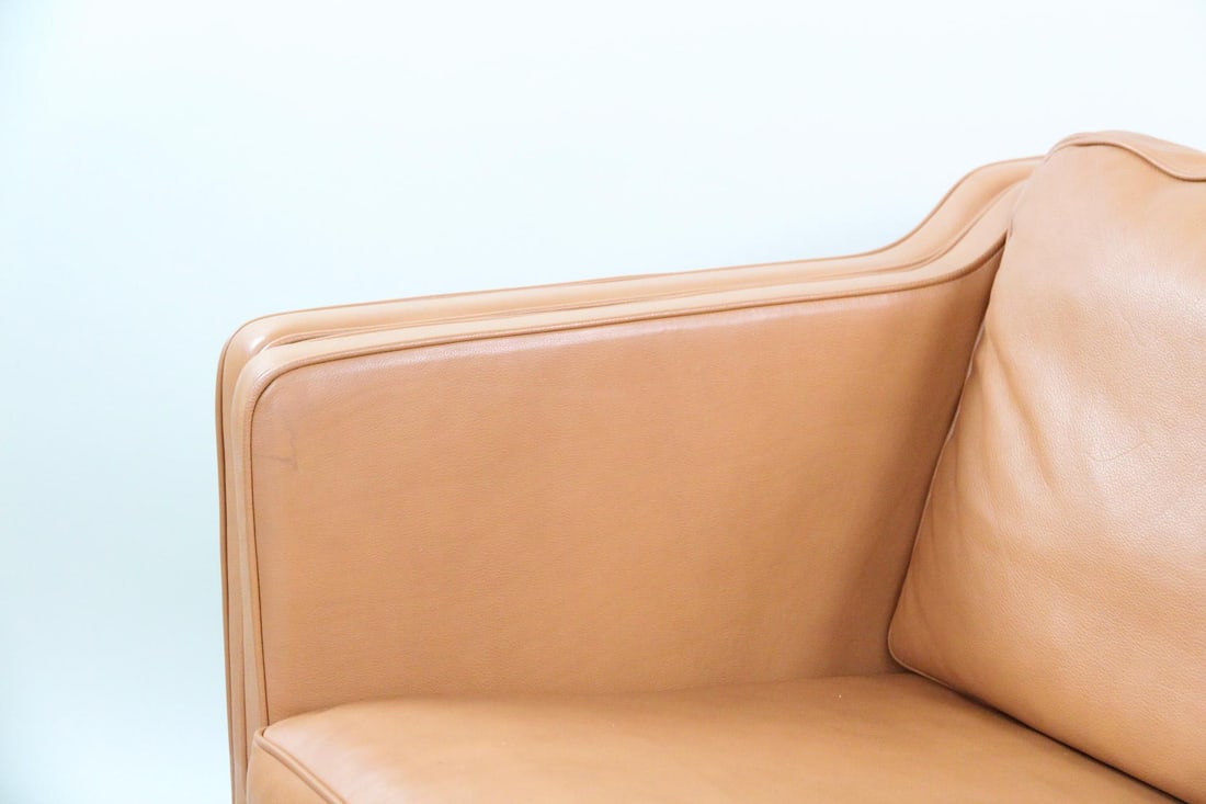 Skipper Tan Leather 2-Seater Sofa - 4