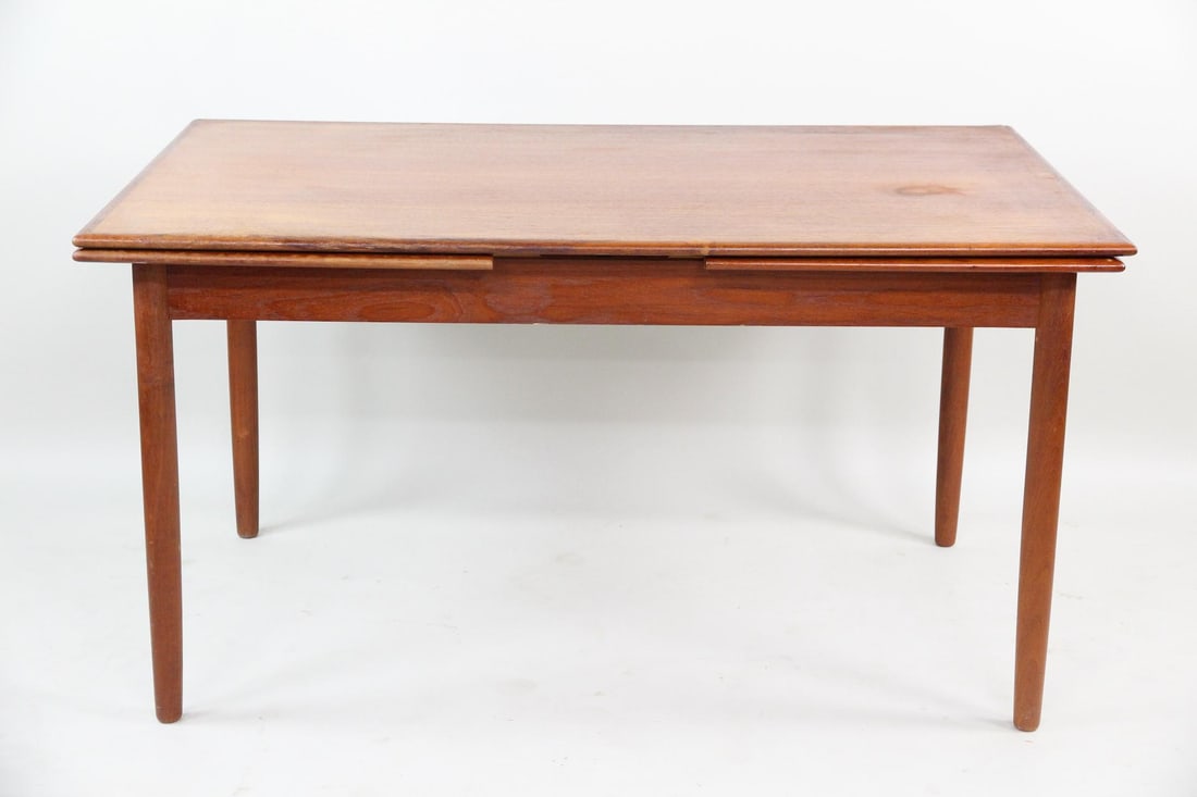 Danish Modern Expandable Teak Dining Table (1 of 13)