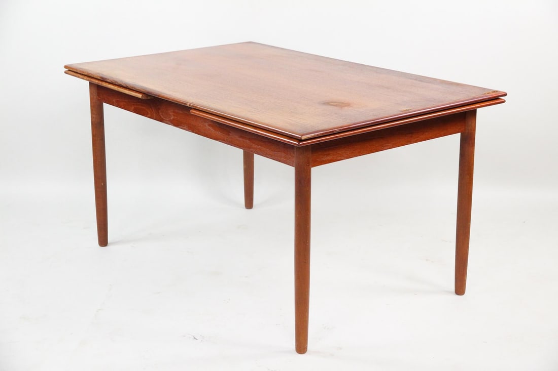 Danish Modern Expandable Teak Dining Table - 3