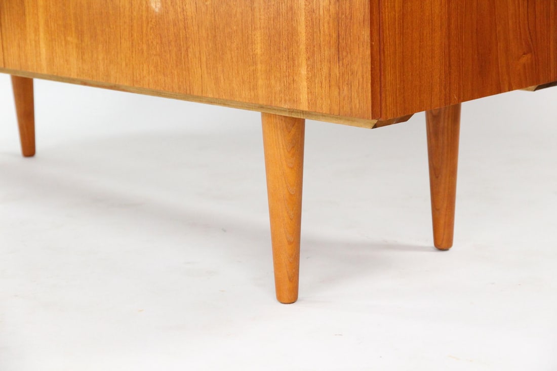 Danish Teak Flip-Down Cabinet - 5