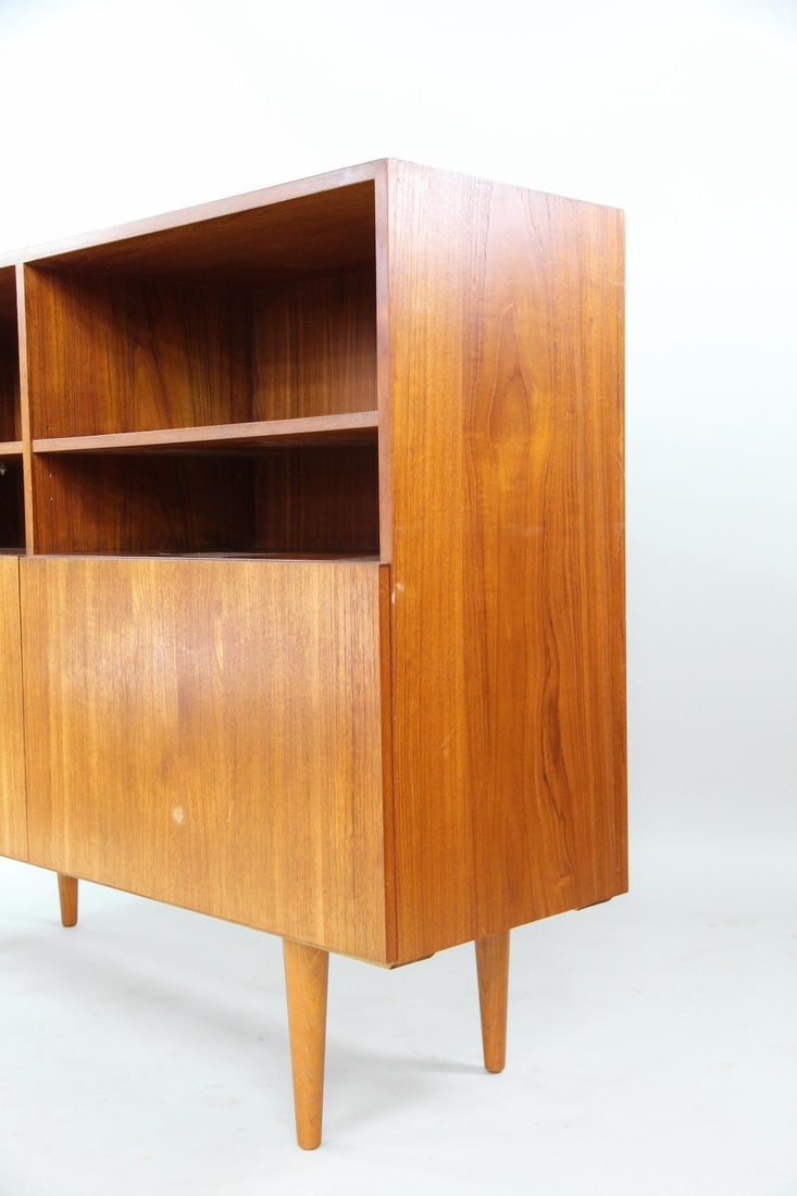 Danish Teak Flip-Down Cabinet - 6