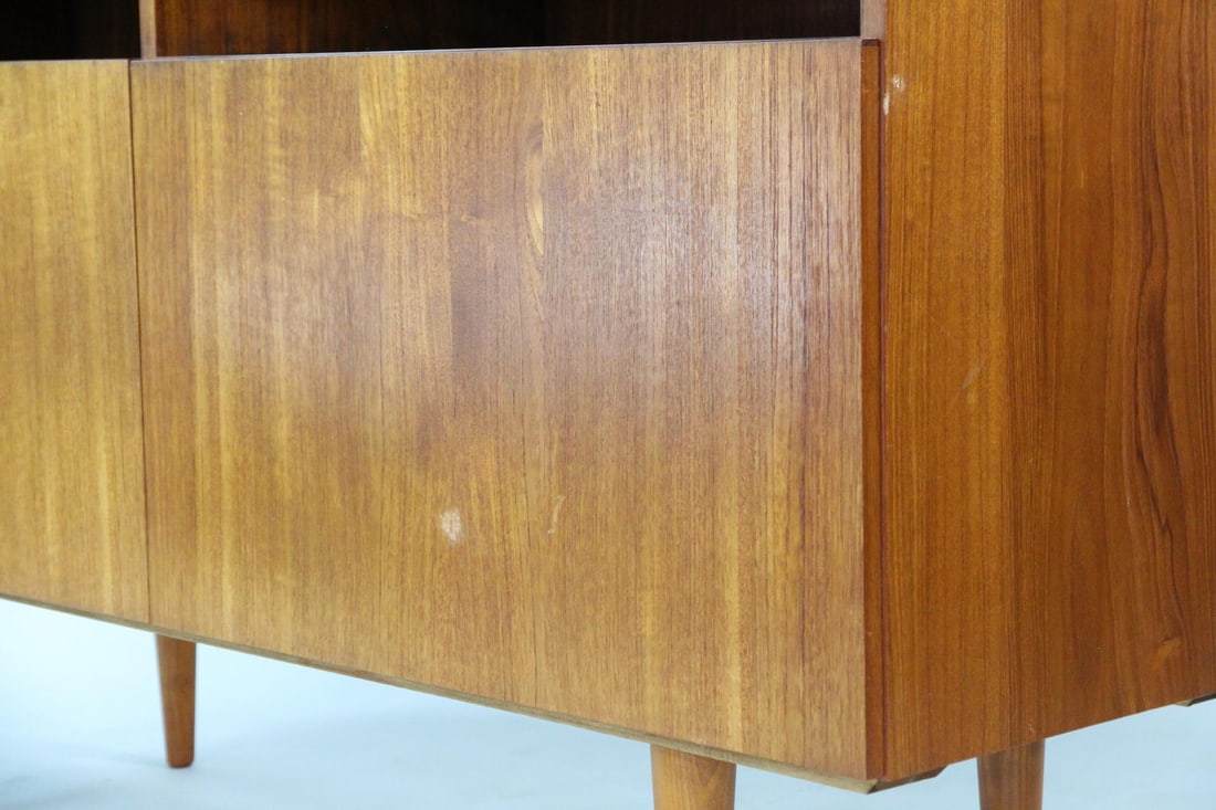 Danish Teak Flip-Down Cabinet - 7