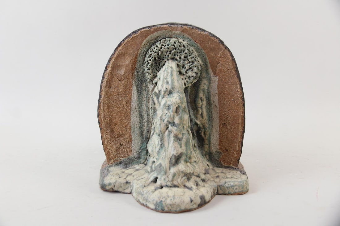Arnie Zimmerman "Waterfall" Stoneware Sculpture (1 of 10)