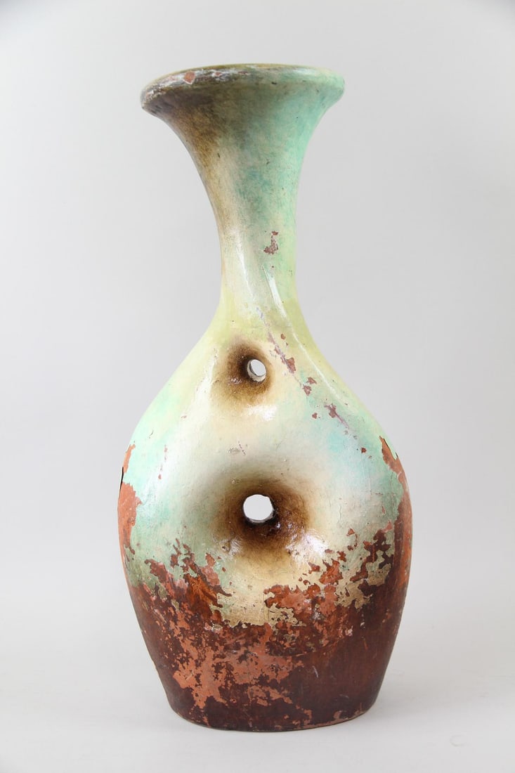 Space Age Biomorphic Studio Pottery Floor Vase (1 of 11)