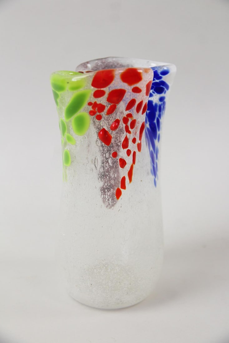 Murano Multicolor Confetti Vase - 4