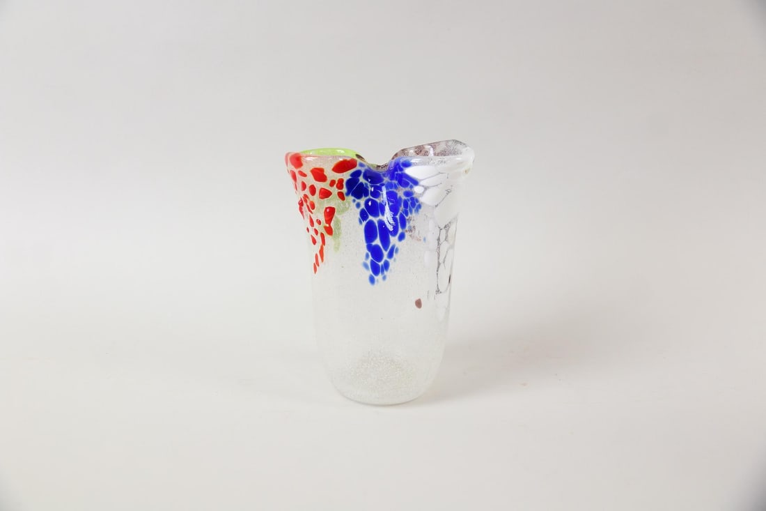 Murano Multicolor Confetti Vase - 5