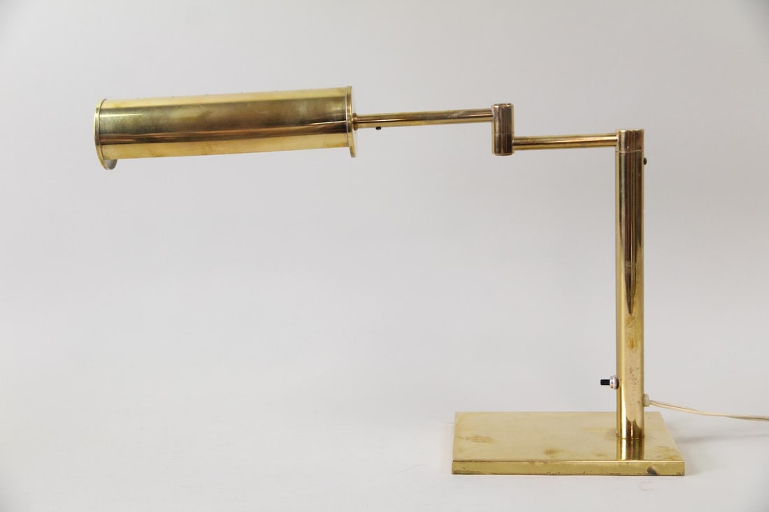 Nessen Studio Brass Swing Arm Desk Lamp (1 of 9)