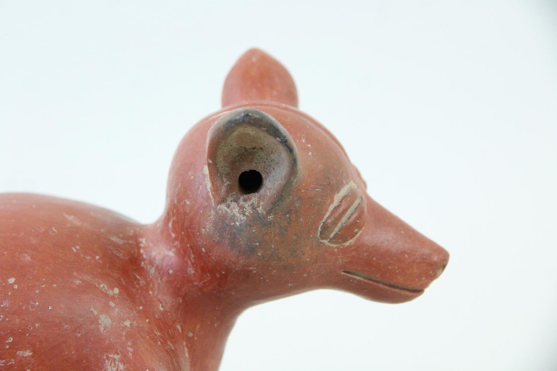 Colima Redware Dog Figure - 4