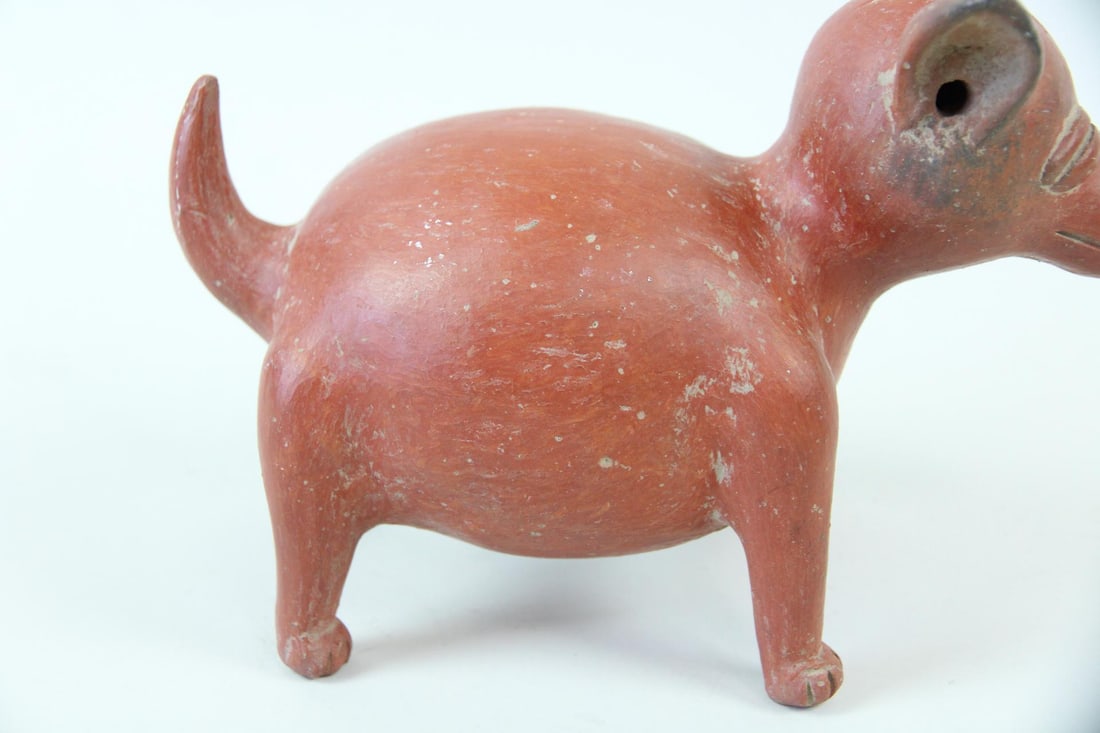 Colima Redware Dog Figure - 5