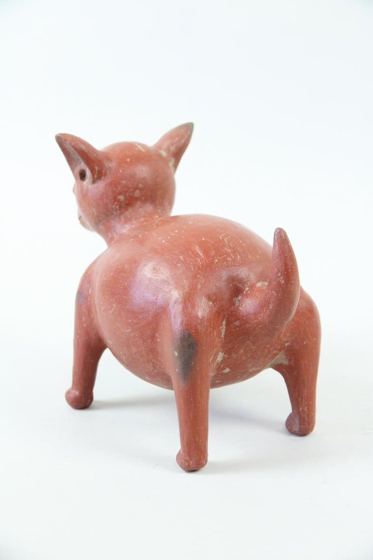 Colima Redware Dog Figure - 7