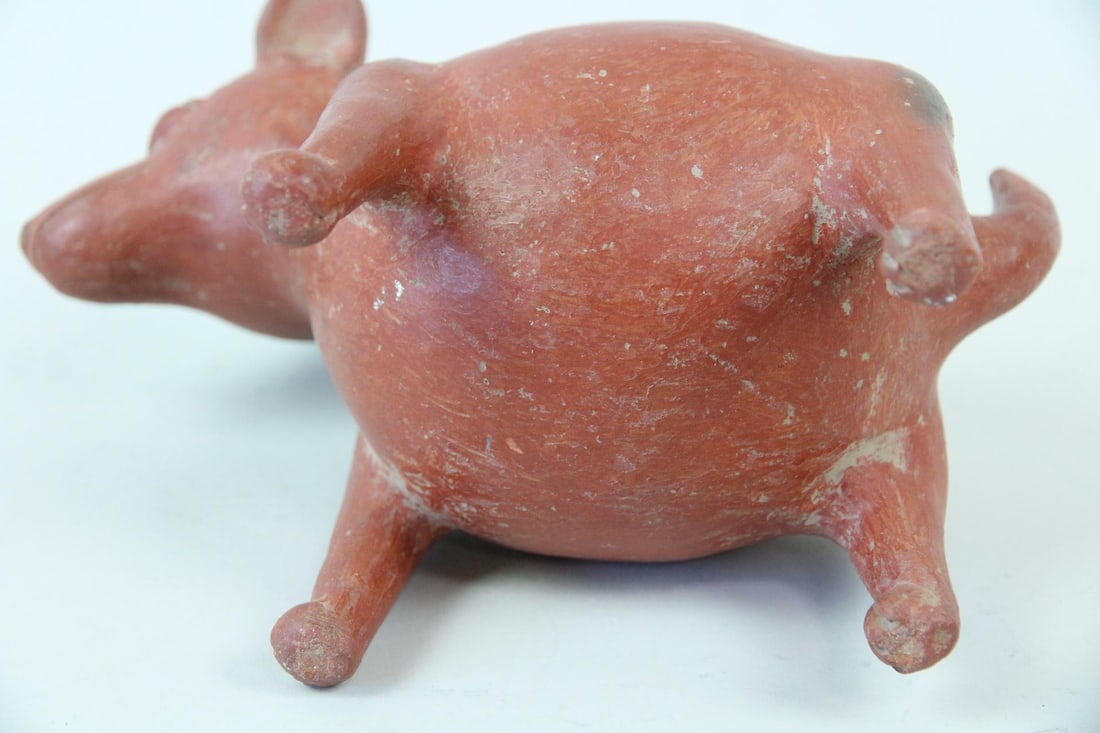 Colima Redware Dog Figure - 8