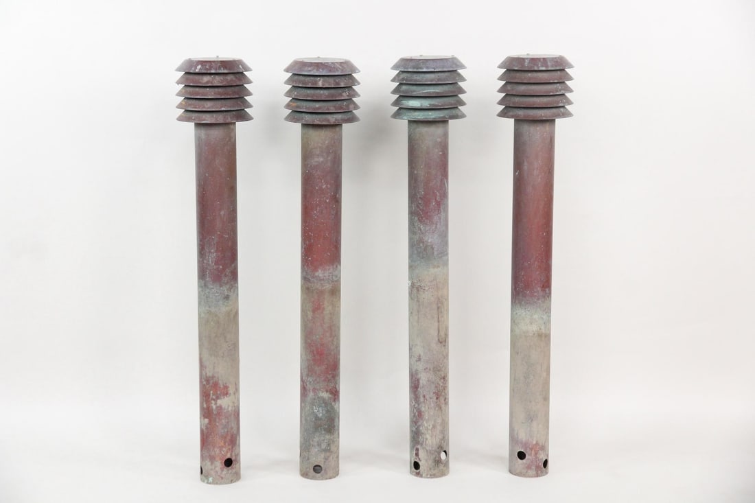 Set of 4 Copper Garden Lights (1 of 7)