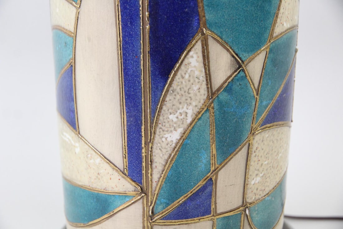 Ceramic Mosaic Oversized Table Lamp - 2