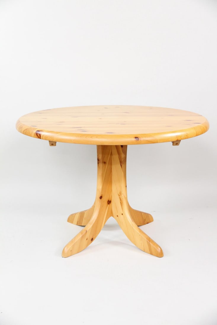 Danish Round Pine Table, Rainer Daumiller (1 of 8)