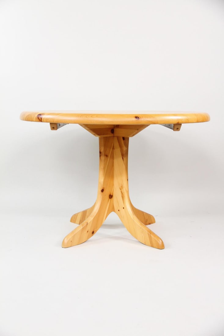 Danish Round Pine Table, Rainer Daumiller - 4