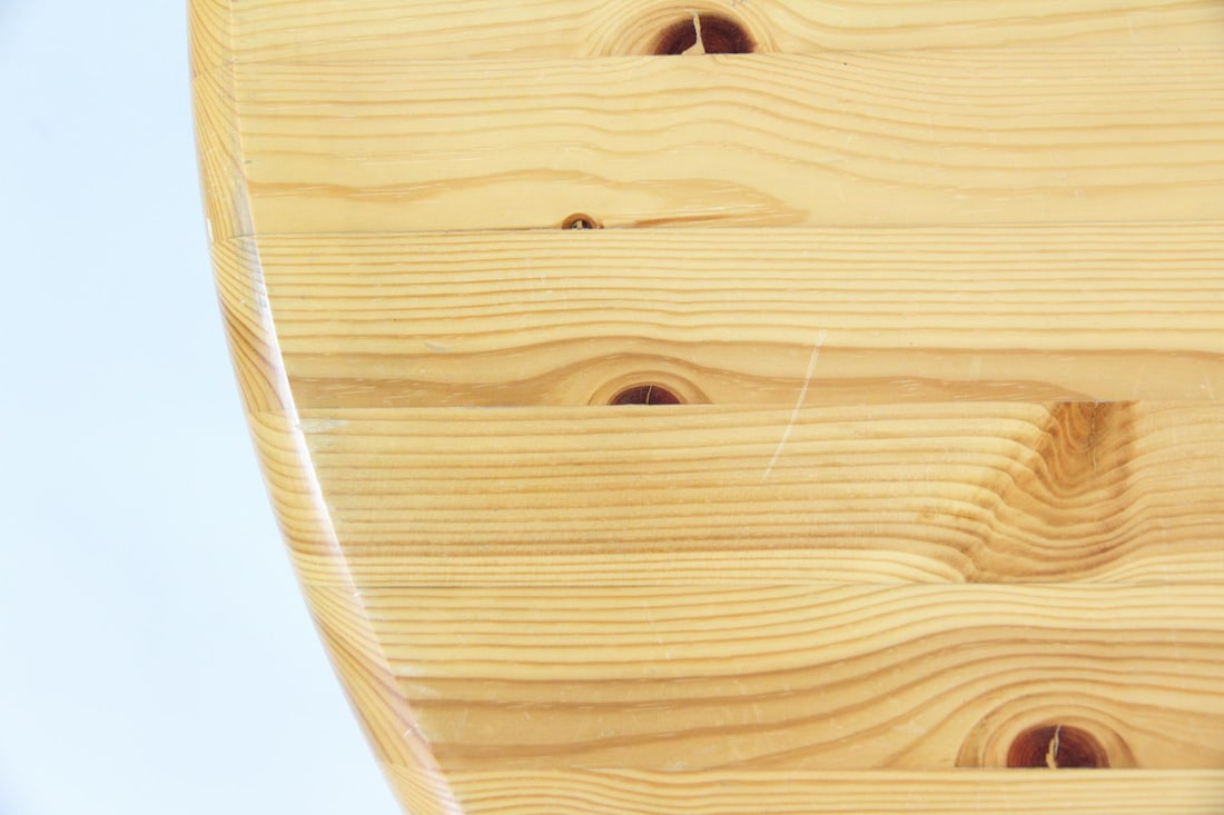 Danish Round Pine Table, Rainer Daumiller - 6
