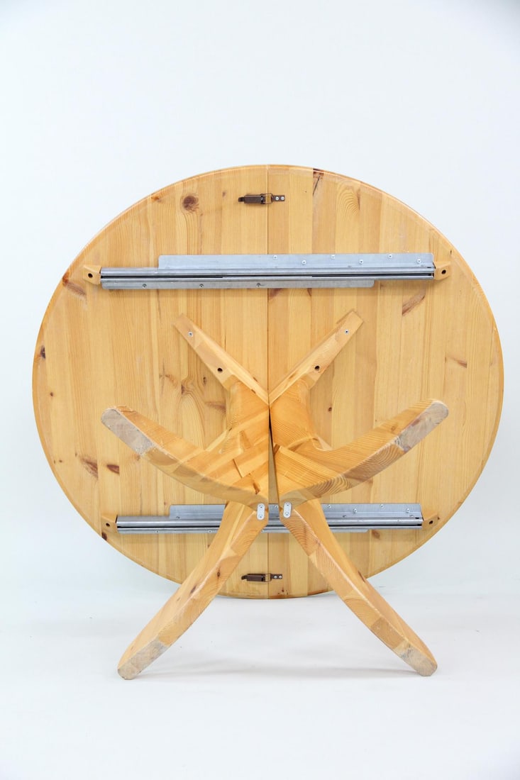 Danish Round Pine Table, Rainer Daumiller - 8