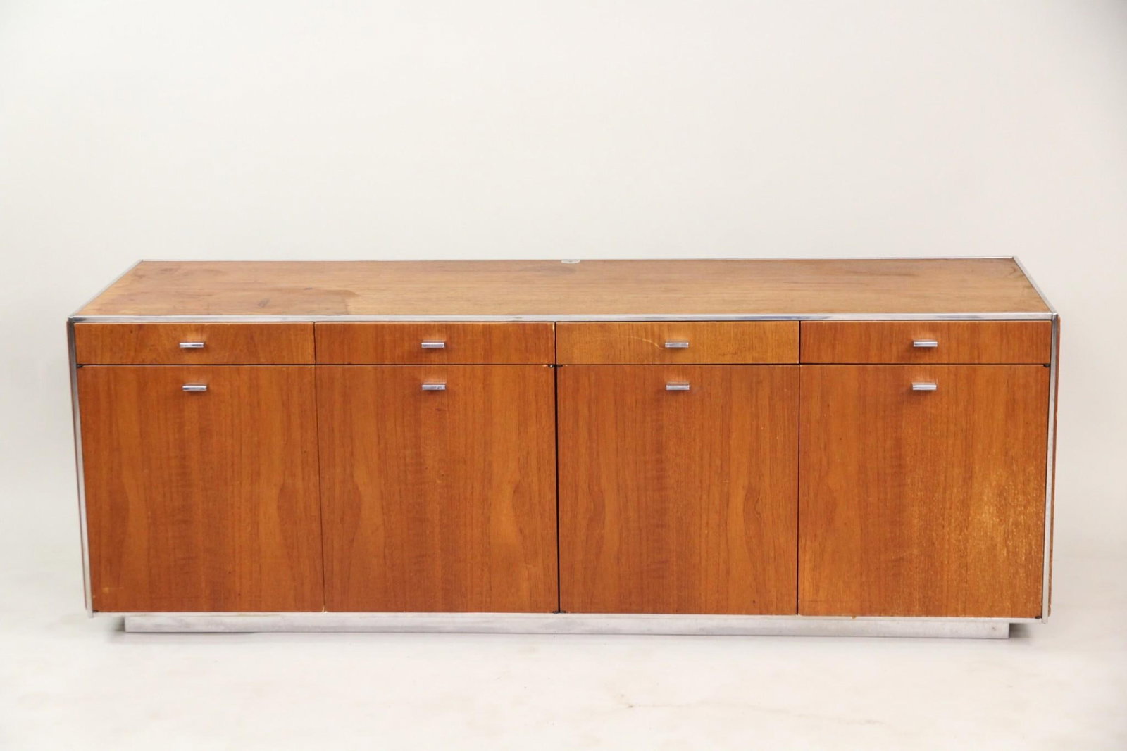 Davis Allen Credenza, Walnut & Chrome (1 of 13)