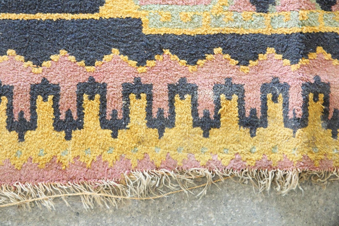 Turkish Style Geometric Wool Rug - 10