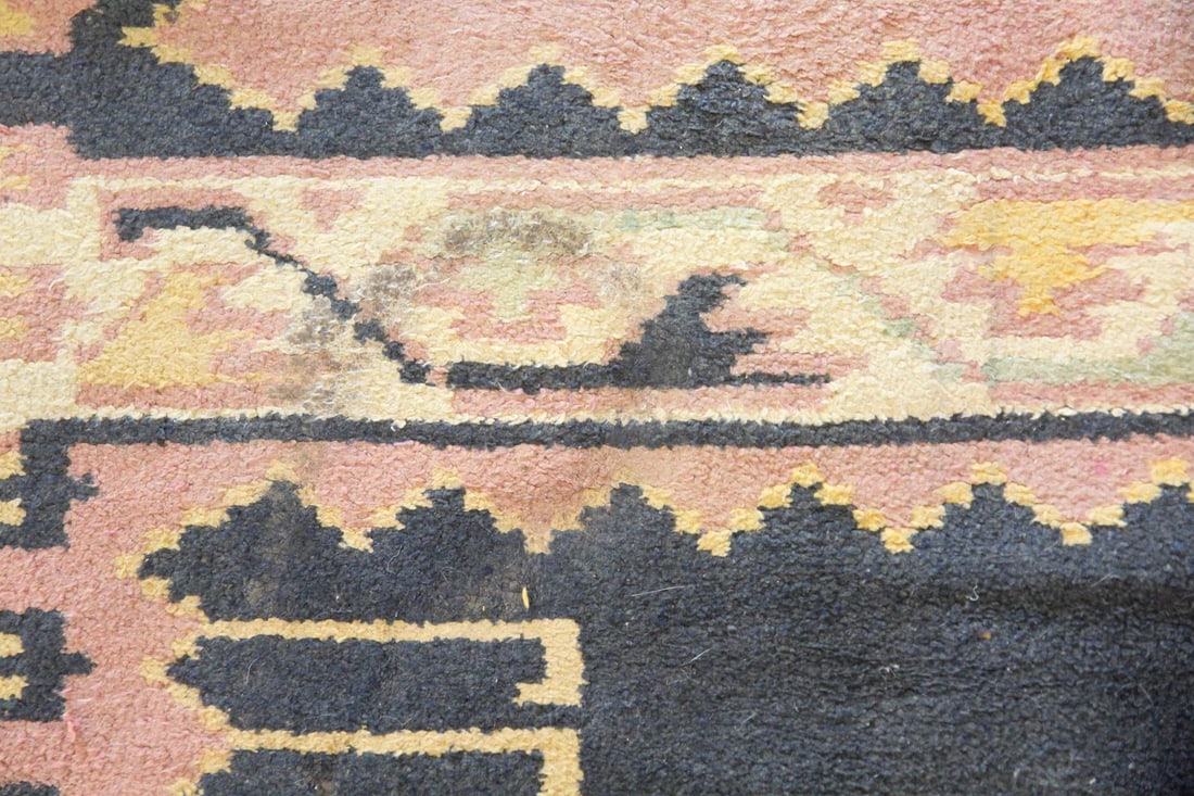 Turkish Style Geometric Wool Rug - 9