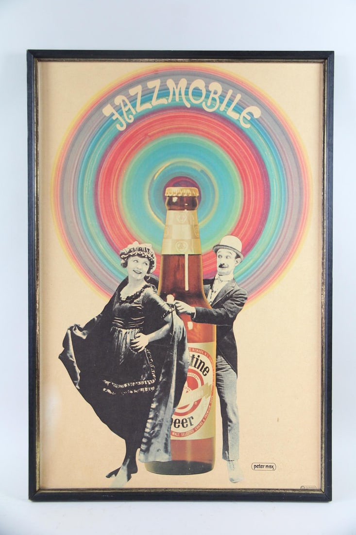 Peter Max Jazzmobile Poster for Ballantine Beer (1 of 9)