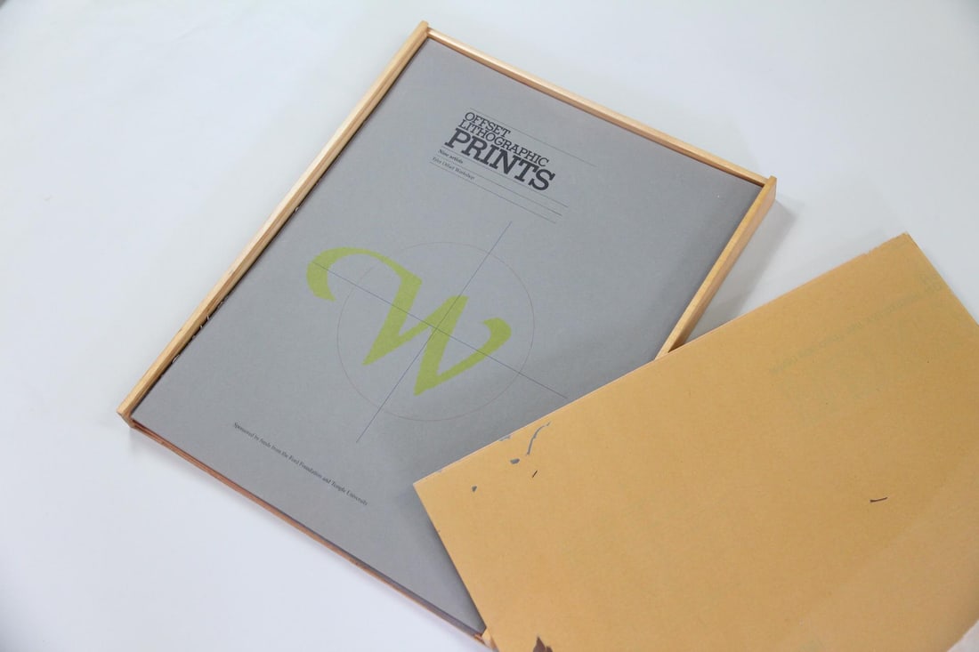 Offset Lithographic Prints 1981 Portfolio, Chuck Close, Italo Scanga (1 of 20)