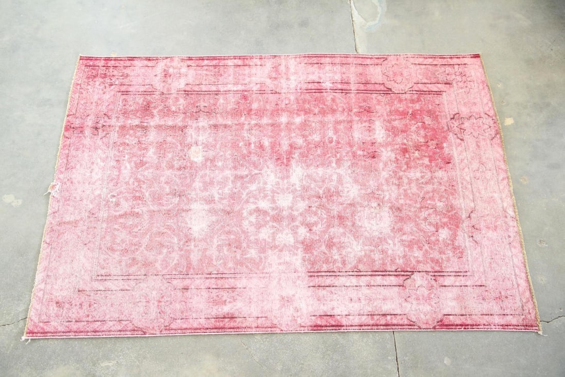 Overdyed Pink Turkish Rug (1 of 12)