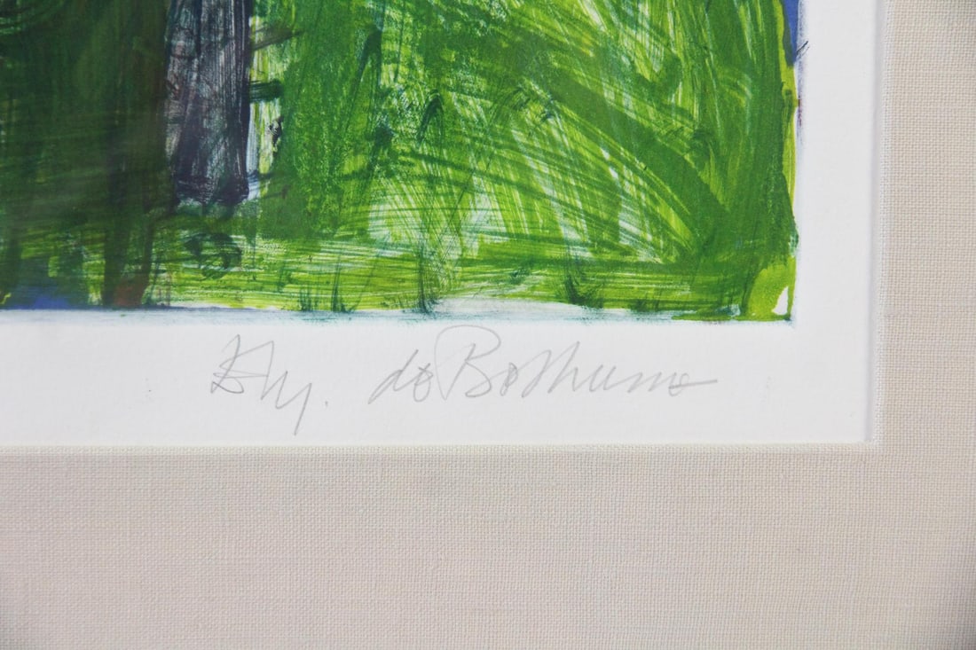 Elizabeth deBethune Expressionist Monoprint - 4