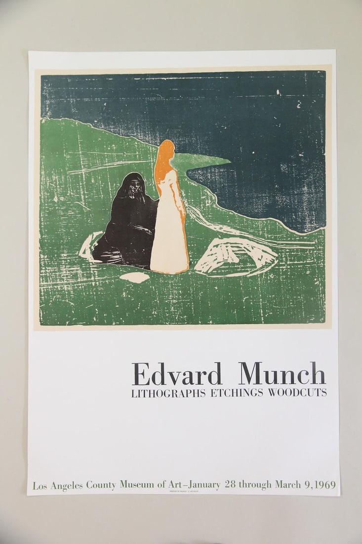 Edward Munch LACMA Exhibition Poster 1969 (1 of 7)