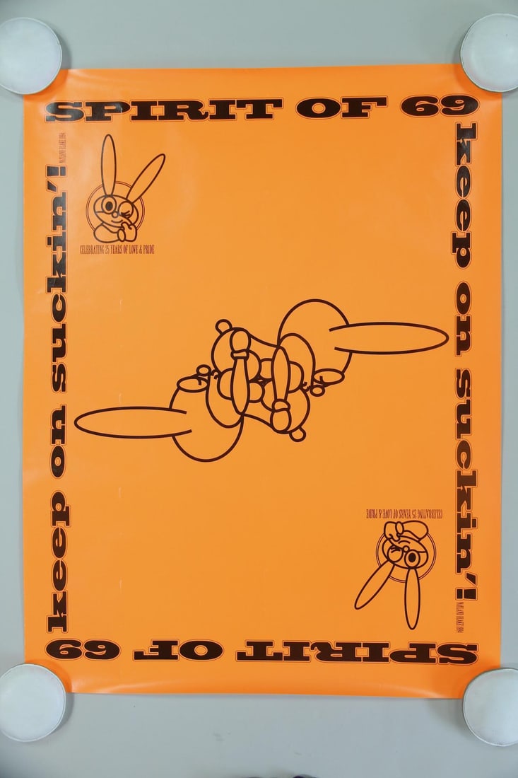 Nayland Blake Exhibition Poster for Stonewall Riot Anniversary 1994 (1 of 6)