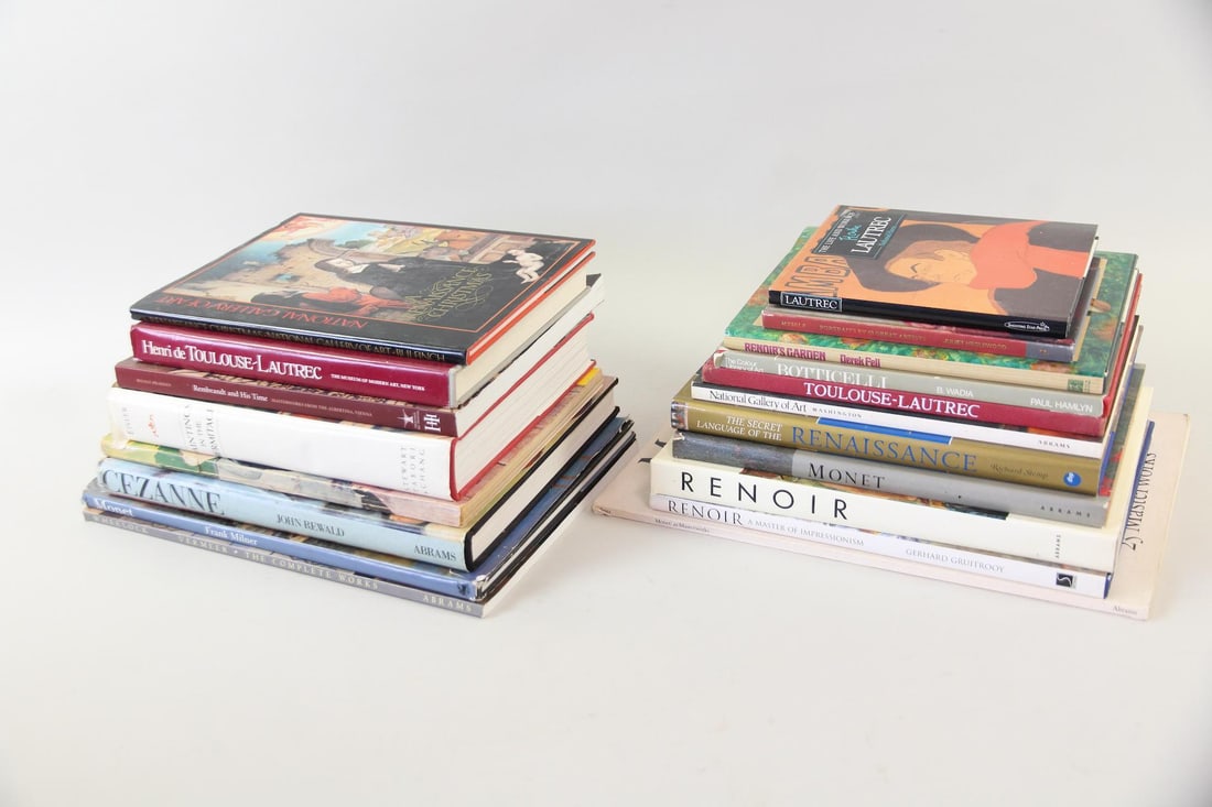 Lot of 19 Art Books, Impressionists, Renaissance, Monet, Cezanne (1 of 17)