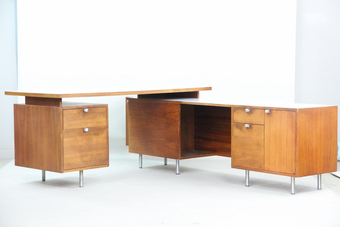 George Nelson for Herman Miller Executive Desk & Return (1 of 16)